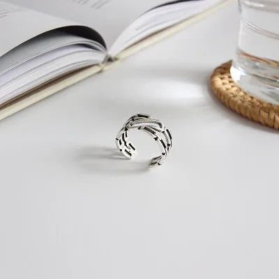 925 sterling silver ring chain- Adjustable